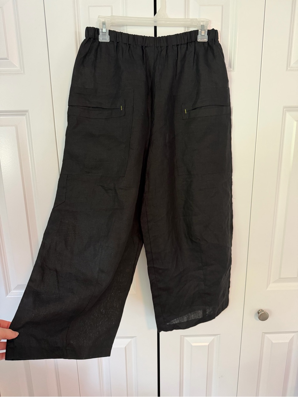 NWT Eleven Stitch Design Relaxed Wide Leg Linen Pant